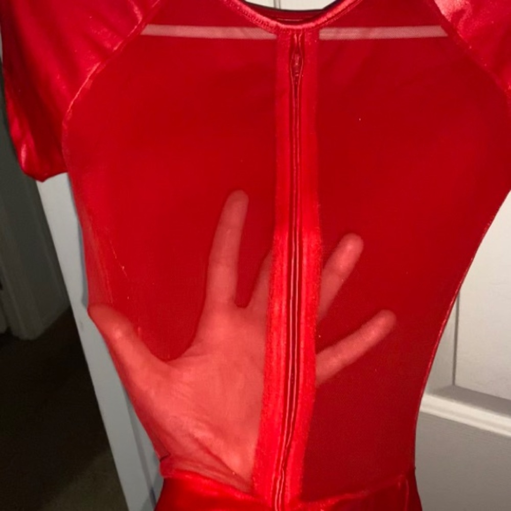 HOT RED DRESS